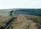 Wansdyke, looking West from Milk Hill, september 2001.