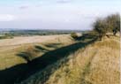 Wansdyke, Milk Hill, september 2003.