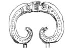 Buckle with ‘Catuvellauni dots’ from Lakenheath (redrawn after Hawkes & Dunning).