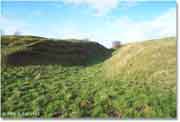 The very large counterscarp at Bishop's Cannings Down