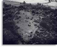 Stantonbury Camp from the air, 1956.