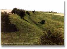 The great bank and ditch of East Wansdyke, Milk Hill 1994