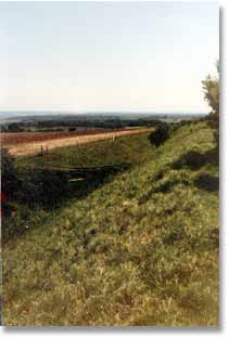 Wansdyke Ditch, Milk Hill, 1994