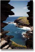 The views from Tintagel, King Arthur's birthplace.