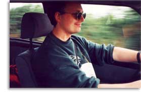 A grand day out - Robert near West Wansdyke, 1996